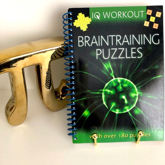 3/$20 New Brain Training Puzzle Book Game Fun Gift Educational Brain Challenge - Picture 1 of 5